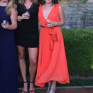 Alice + Olivia coral dress